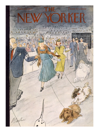The New Yorker Cover - February 12, 1955 by Perry Barlow Pricing Limited Edition Print image