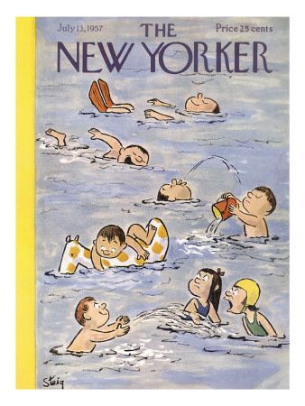 The New Yorker Cover - July 13, 1957 by William Steig Pricing Limited Edition Print image
