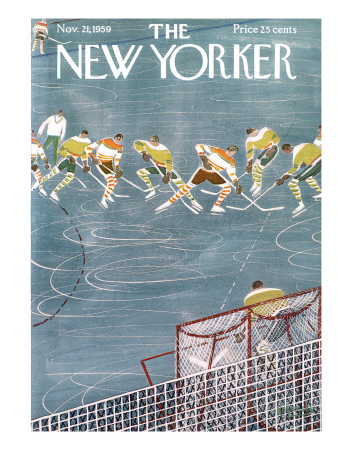 The New Yorker Cover - November 21, 1959 by Anatol Kovarsky Pricing Limited Edition Print image