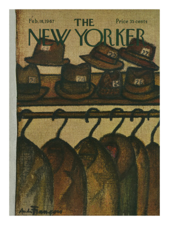 The New Yorker Cover - February 18, 1967 by Andre Francois Pricing Limited Edition Print image
