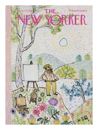 The New Yorker Cover - August 23, 1969 by William Steig Pricing Limited Edition Print image