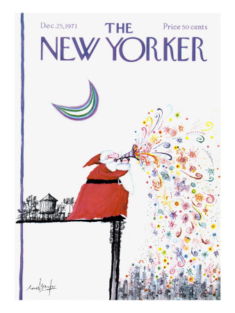 The New Yorker Cover - December 25, 1971 by Ronald Searle Pricing Limited Edition Print image