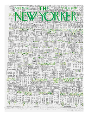 The New Yorker Cover - April 21, 1973 by Raymond Davidson Pricing Limited Edition Print image