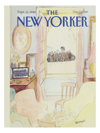 The New Yorker Cover - September 22, 1980 by Jean-Jacques Sempe Pricing Limited Edition Print image