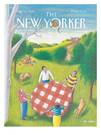 The New Yorker Cover - August 31, 1992 by Bob Knox Pricing Limited Edition Print image