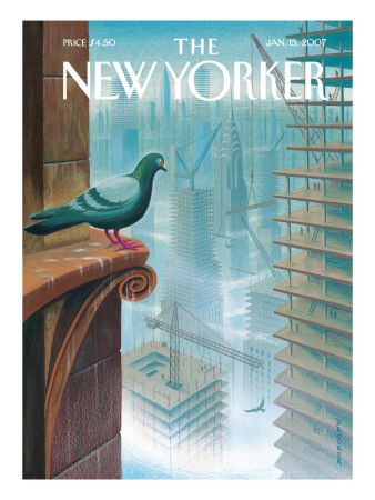 The New Yorker Cover - January 15, 2007 by Eric Drooker Pricing Limited Edition Print image