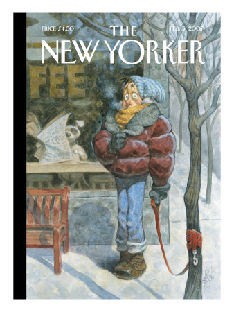 The New Yorker Cover - February 5, 2007 by Peter De Sève Pricing Limited Edition Print image