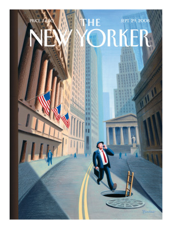 The New Yorker Cover - September 29, 2008 by Eric Drooker Pricing Limited Edition Print image