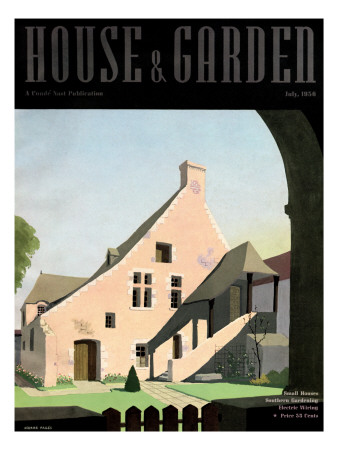 House & Garden Cover - July 1936 by Pierre Pagès Pricing Limited Edition Print image