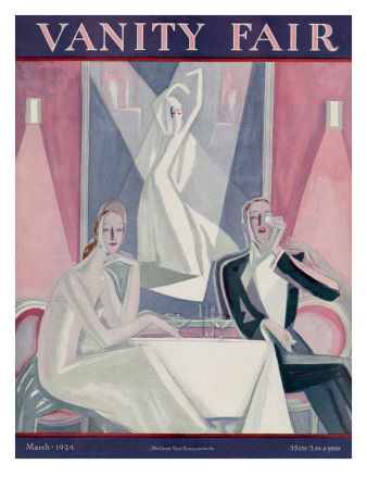 Vanity Fair Cover - March 1924 by Eduardo Garcia Benito Pricing Limited Edition Print image