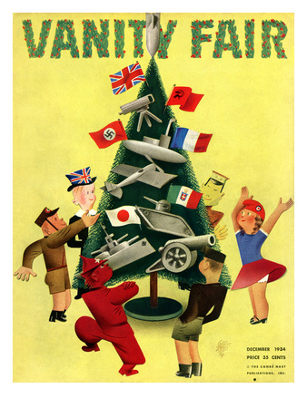 Vanity Fair Cover - December 1934 by Garretto Pricing Limited Edition Print image