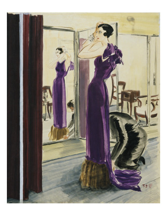Vogue - September 1933 by René Bouét-Willaumez Pricing Limited Edition Print image