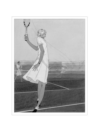Vogue - April 1929 by Jean Pages Pricing Limited Edition Print image