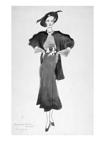 Vogue - March 1935 by Cecil Beaton Pricing Limited Edition Print image
