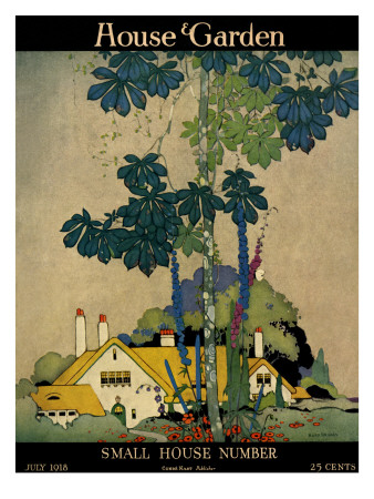 House & Garden Cover - July 1918 by H. George Brandt Pricing Limited Edition Print image
