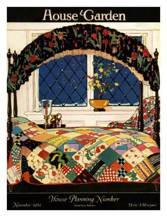 House & Garden Cover - November 1921 by Clayton Knight Pricing Limited Edition Print image