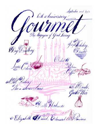 Gourmet Cover - September 2001 by Elvis Swift Pricing Limited Edition Print image
