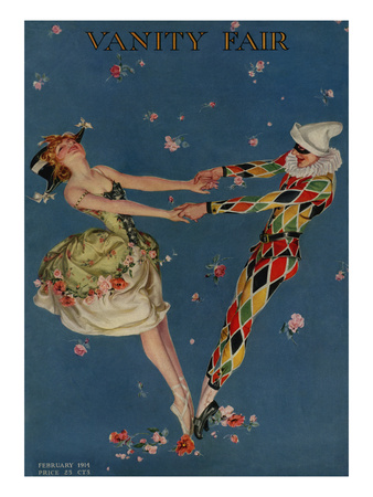 Vanity Fair Cover - February 1914 by Frank X. Leyendecker Pricing Limited Edition Print image