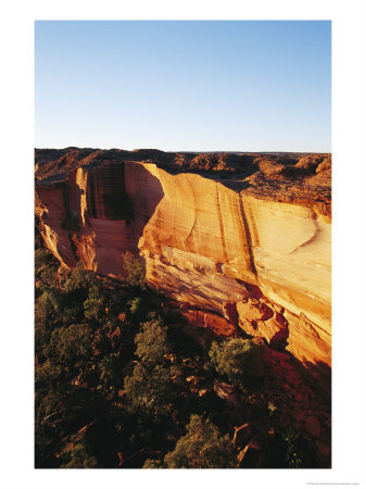 Sandstone Gorge At Kings Canyon At Sunset by Jason Edwards Pricing Limited Edition Print image