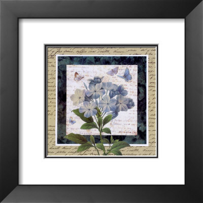 Blue Flower Notes I by G.P. Mepas Pricing Limited Edition Print image