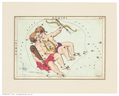 Zodiac Symbols: Gemini by Sidney Hall Pricing Limited Edition Print image