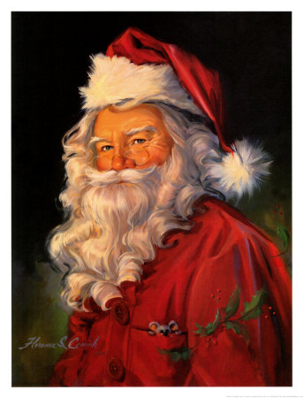 Santa by Susan Comish Pricing Limited Edition Print image