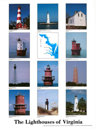 Lighthouses Of Virginia by Skipjack Pricing Limited Edition Print image