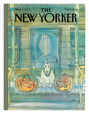 New Yorker Cover - November 04, 1985 by George Booth Pricing Limited Edition Print image
