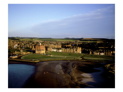 St. Andrews Golf Club Old Course, Holes 1And 18 by Stephen Szurlej Pricing Limited Edition Print image