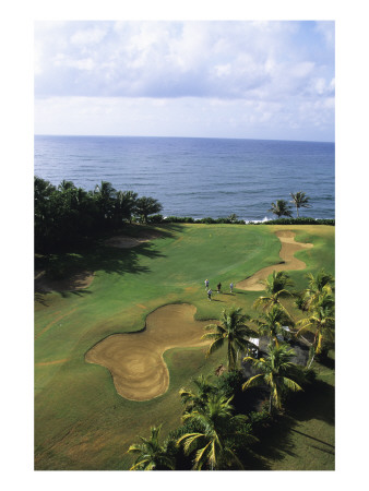 Hyatt Regency Cerromar Beach & Golf Club, Hole 7 by Stephen Szurlej Pricing Limited Edition Print image