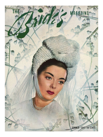 Brides Cover - April, 1947 by Walter Strate Pricing Limited Edition Print image