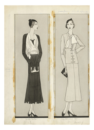 Vogue - January, 1932 by Douglas Pollard Pricing Limited Edition Print image