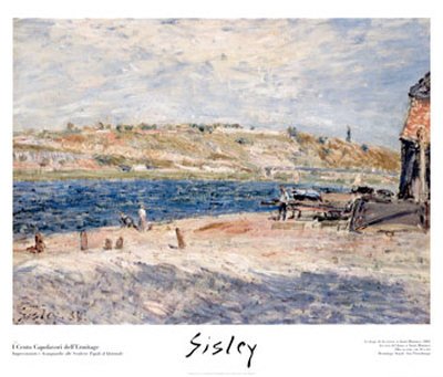 The Riverbank At Saint-Mammes by Alfred Sisley Pricing Limited Edition Print image