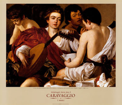 The Musicians by Caravaggio Pricing Limited Edition Print image