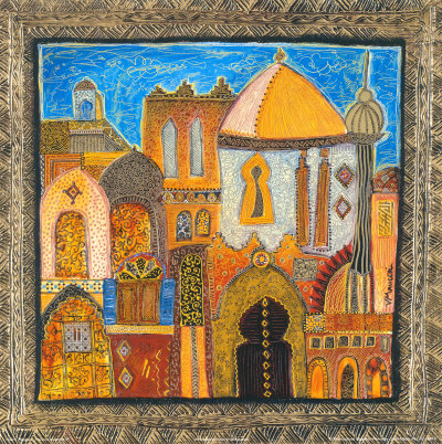 Colorful Houses Ii by Valerie Maugeri Pricing Limited Edition Print image