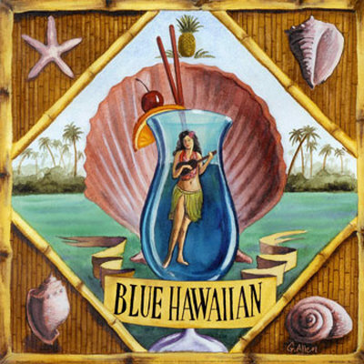 Blue Hawaiian by Geoff Allen Pricing Limited Edition Print image