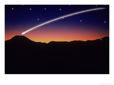 Shooting Star Scene by Lisa Podgur Cuscuna Pricing Limited Edition Print image