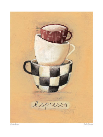 Cafe Espresso by Nicola Evans Pricing Limited Edition Print image