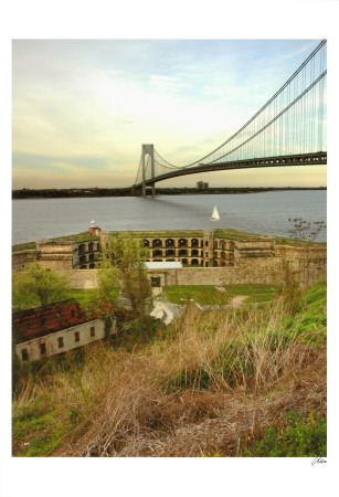 Fort Wadsworth By Verrazano Bridge by Igor Maloratsky Pricing Limited Edition Print image