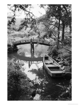 Detail Of Shukkei-En Garden, Hiroshima, Japan by Walter Bibikow Pricing Limited Edition Print image