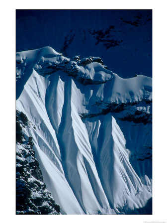 Close-Up Of Glacier At Chomolonzo, Tibet by Vassi Koutsaftis Pricing Limited Edition Print image