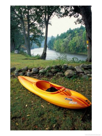 Kayak On Housatonic River, Litchfield Hills, Housatonic Meadows State Park, Connecticut, Usa by Jerry & Marcy Monkman Pricing Limited Edition Print image