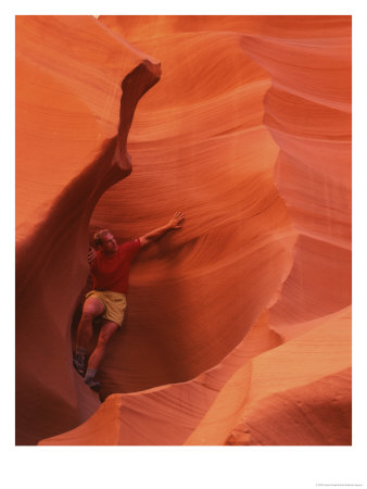 Smooth Sandstone Travel, Lower Antelope Canyon, Arizona, Usa by Howie Garber Pricing Limited Edition Print image