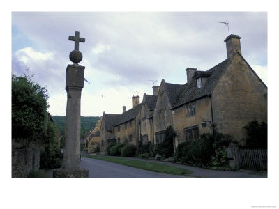 Village Of Stanton, Cotswolds, Gloucestershire, England by Nik Wheeler Pricing Limited Edition Print image