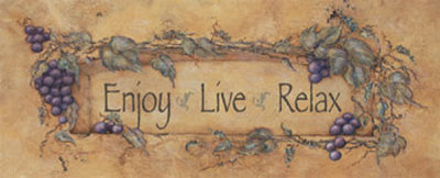 Enjoy Live Relax by Stephanie Marrott Pricing Limited Edition Print image