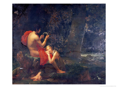 Daphnis And Chloe, 1824-25 by Francois Pascal Simon Baron Gerard Pricing Limited Edition Print image