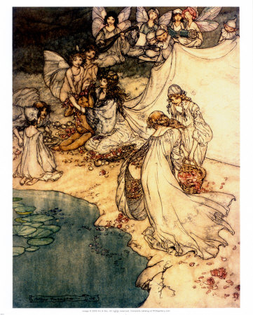 So Sweet A Changeling by Arthur Rackham Pricing Limited Edition Print image