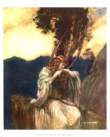 The Ring by Arthur Rackham Pricing Limited Edition Print image