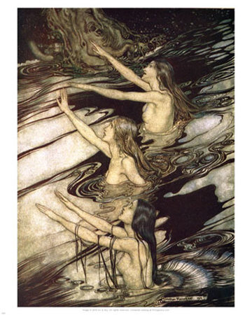 Seigfried, Flee The Curse by Arthur Rackham Pricing Limited Edition Print image