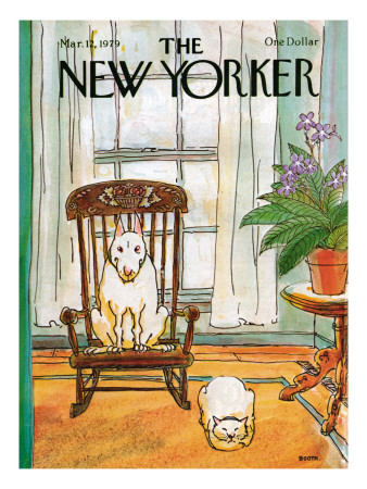 The New Yorker Cover - March 12, 1979 by George Booth Pricing Limited Edition Print image